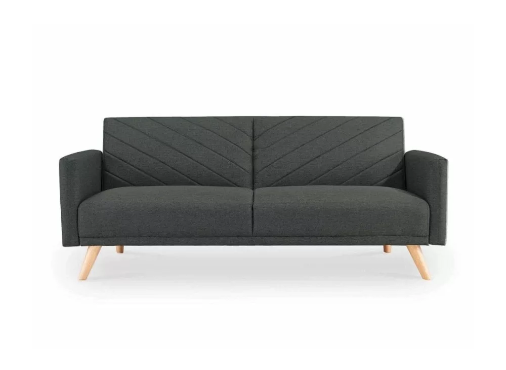 Canapé 3 places convertible scandinave en tissu balder
