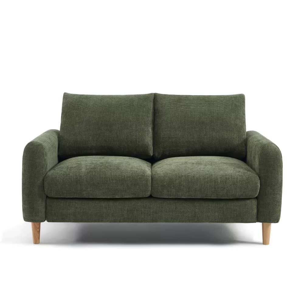 Canapé en tissu chenille 2 places Caliba