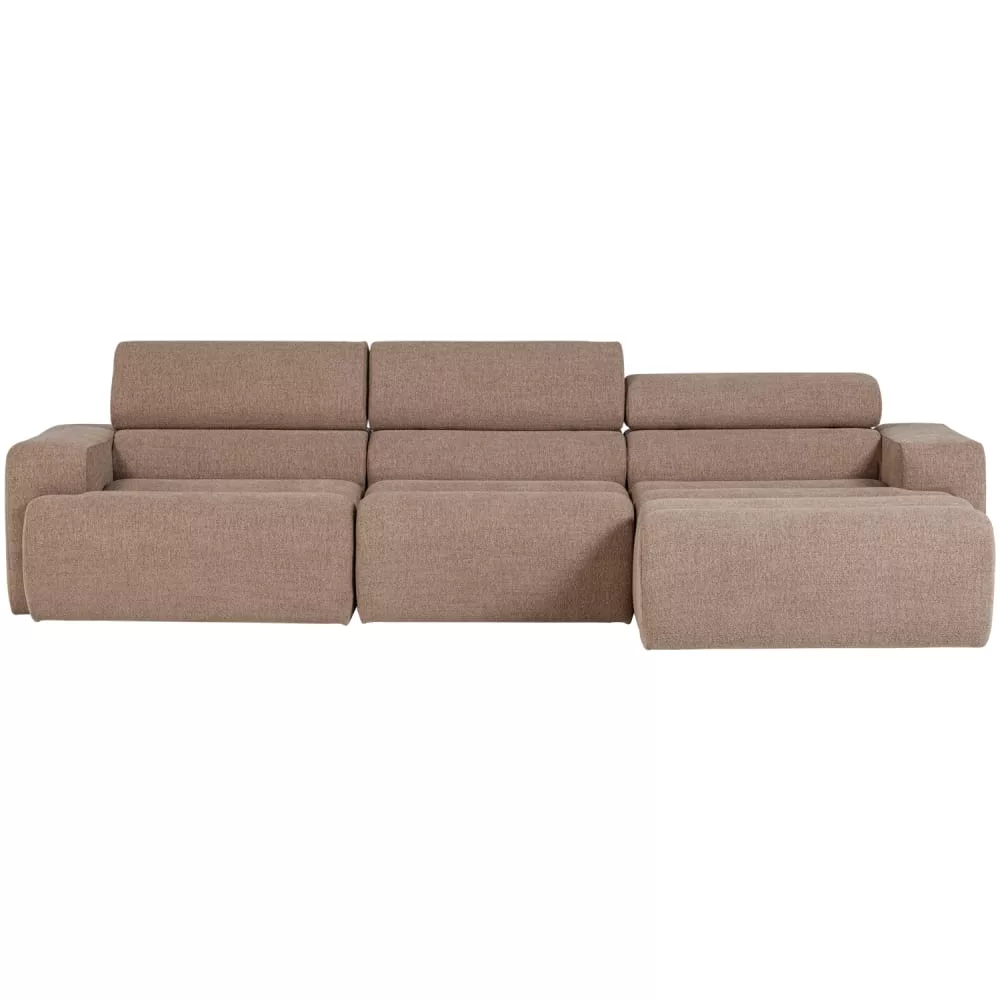 Canapé d'angle en tissu Novi