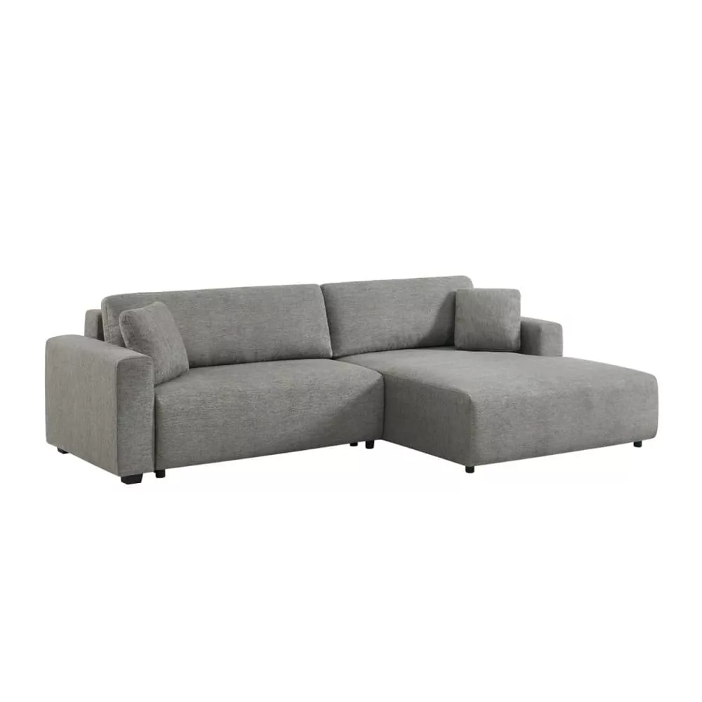 Canapé d'angle convertible 3 places tissu Wide