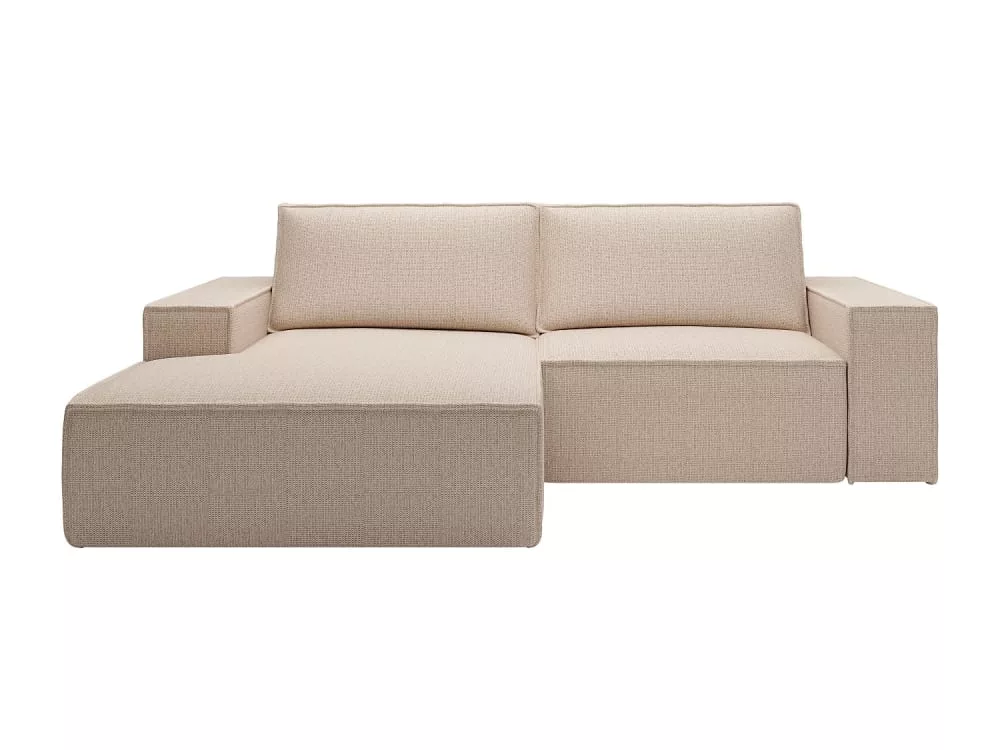 Canapé d'angle polyester 3 places Amelia