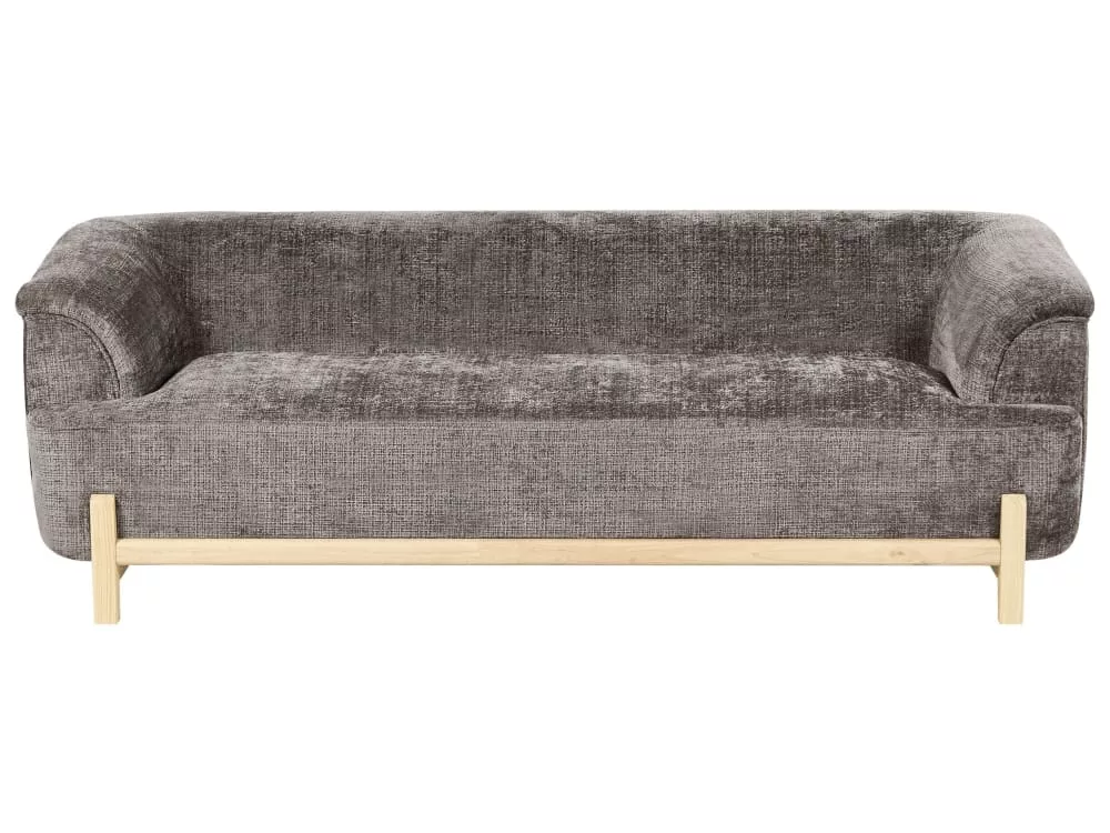 Canapé 3 places 3 personnes en tissu chenille Alnor