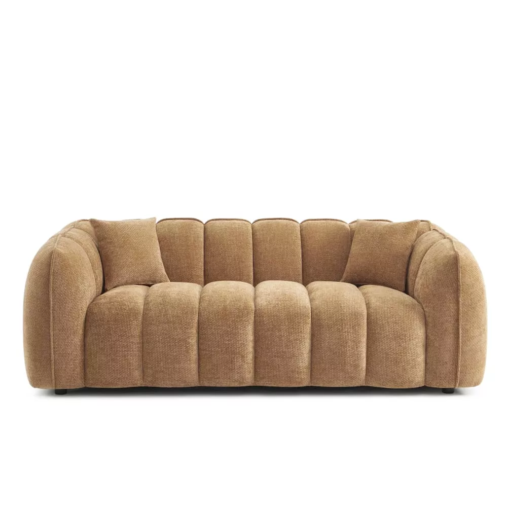 Canapé 3 places tissu chenille Matilda