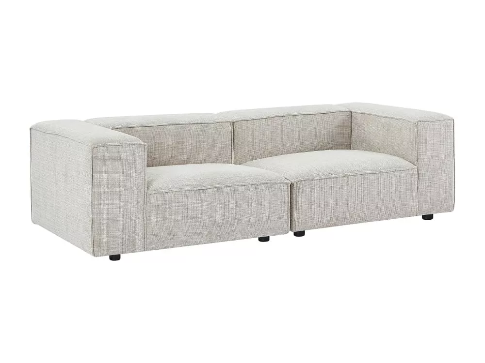 Canapé modulable polyester 3 places Ruzolo