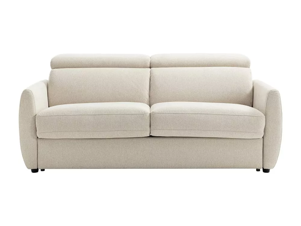 Canapé convertible polyester 3 places Sovali