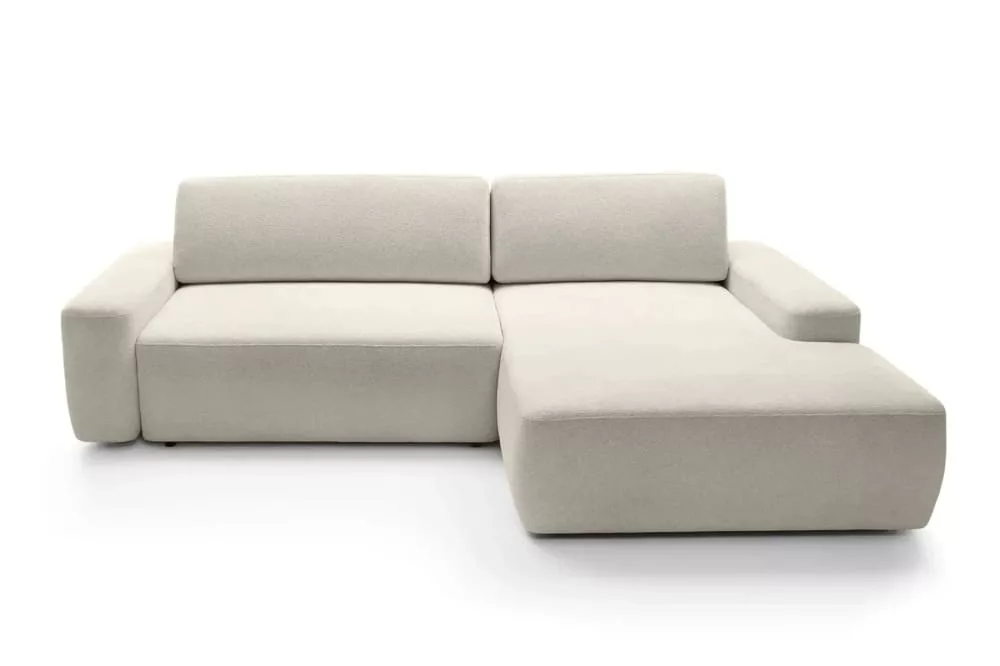 Canapé d'angle convertible tissu 4 places Ivy