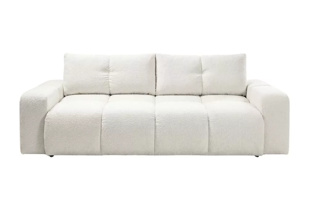 Canapé convertible tissu chenille 3 places Constance