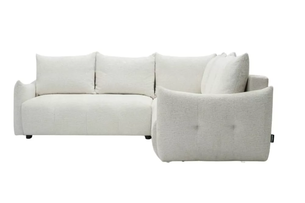 Canapé panoramique convertible tissu chenille 5 places Celine