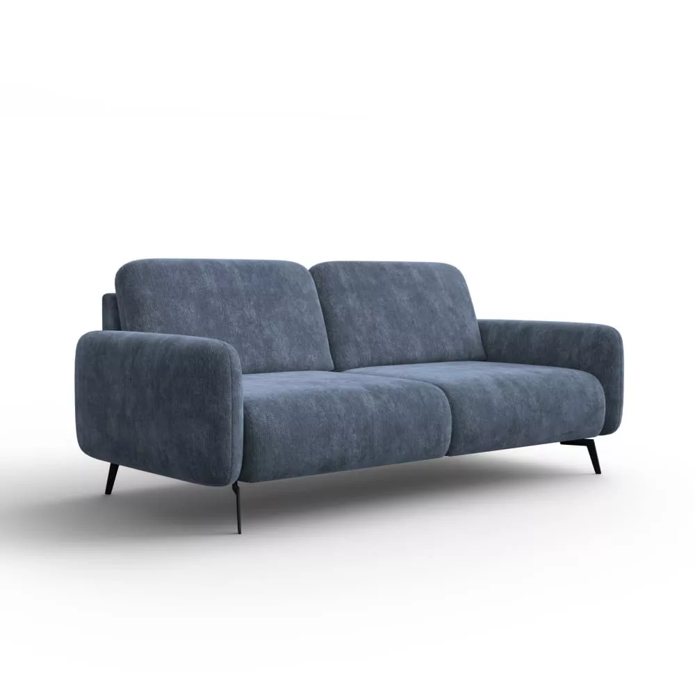 Canapé 3 places, tissu chenille Febe