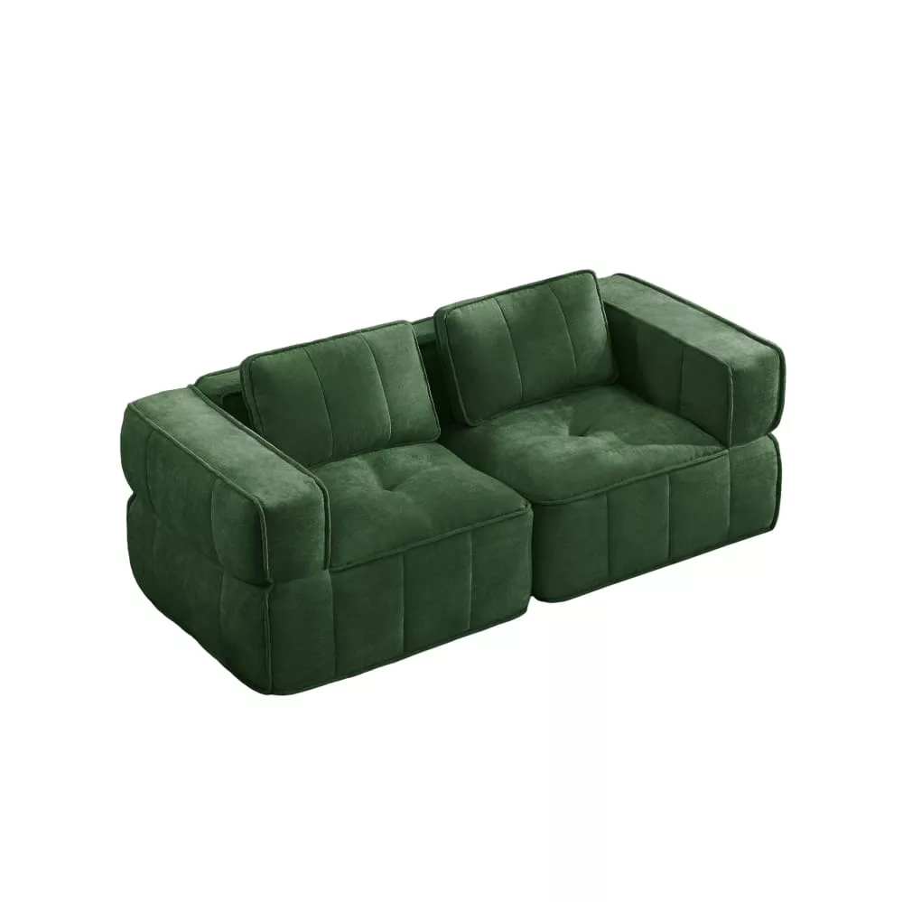 Canapé modulable en polyester