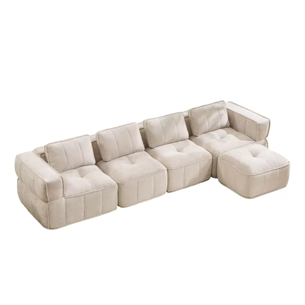 Canapé modulable en polyester