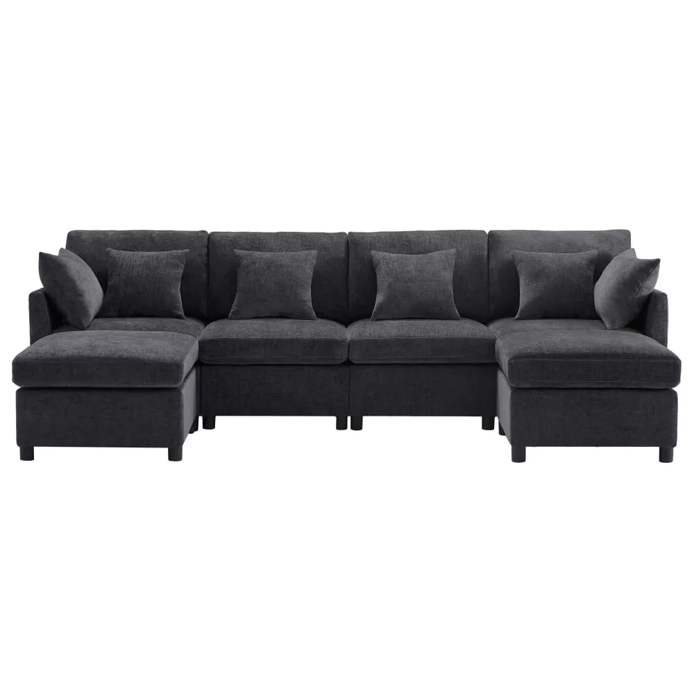 Canapé modulaire en chenille