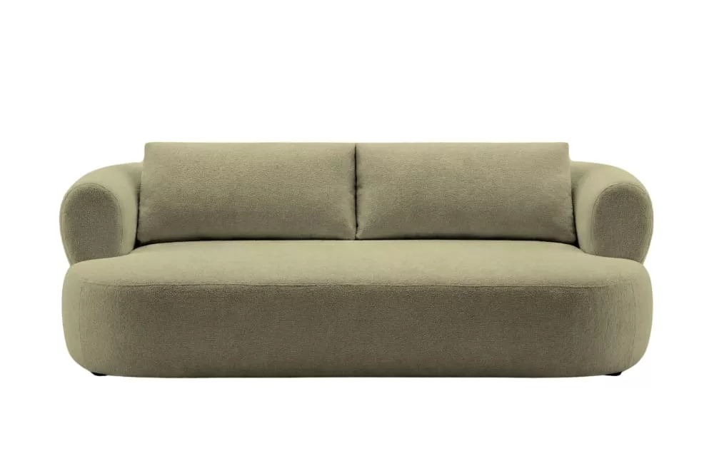 Canapé tissu chenille 3 places Elly