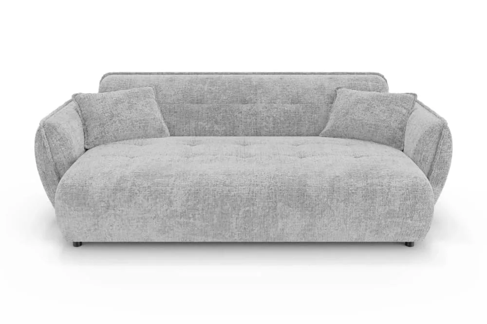 Canapé tissu chenille 3 places Mona