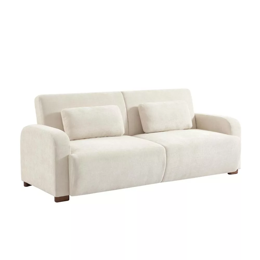 Canapé convertible 3 places tissu – Dany en Polyester