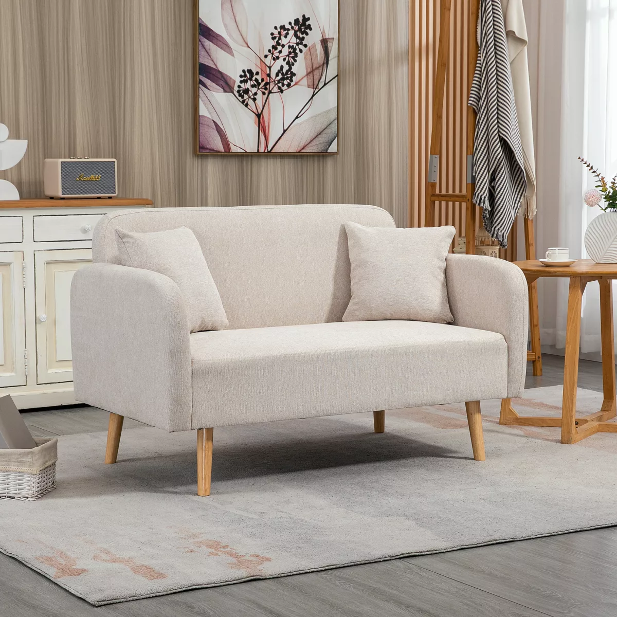 HOMCOM Canapé 2 places Sofa Couch