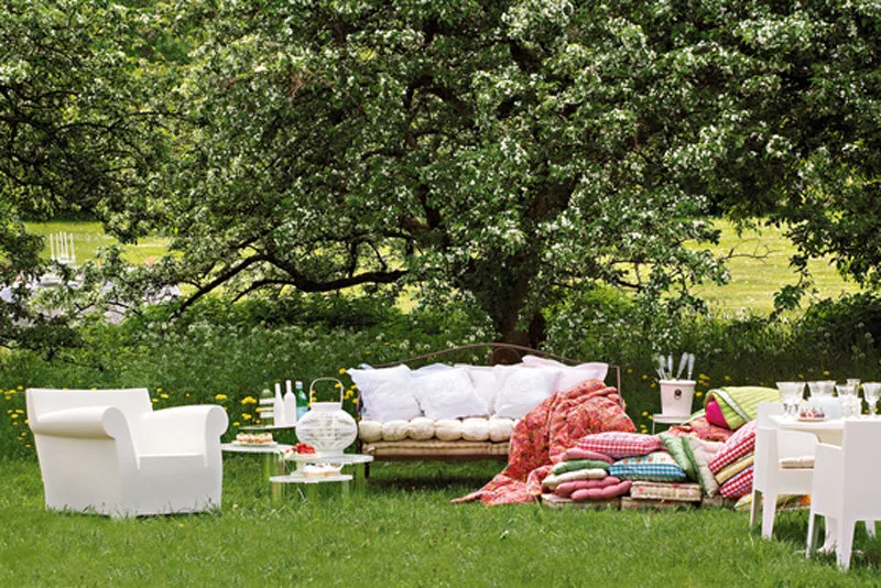 Kartell Canapé 2 places Bubble Club – zinc