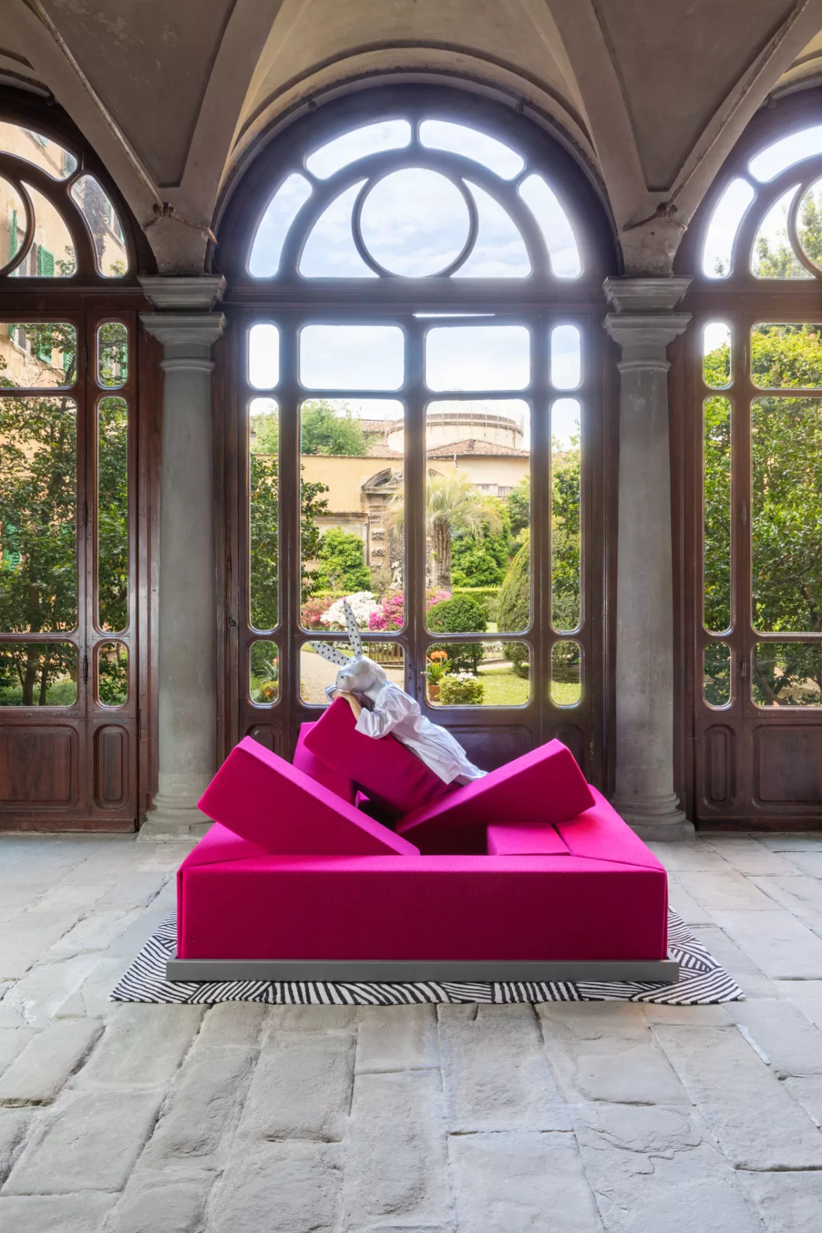 Poltronova Canapé Rumble – raspberry