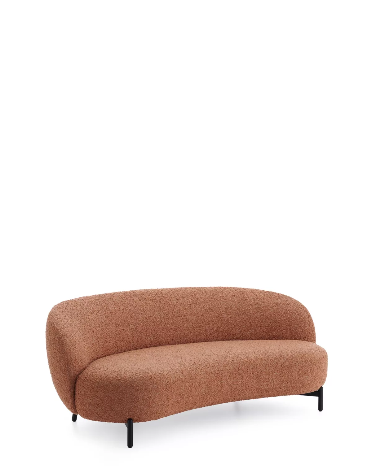 Kartell Canapé Lunam Curly – Curly rosa