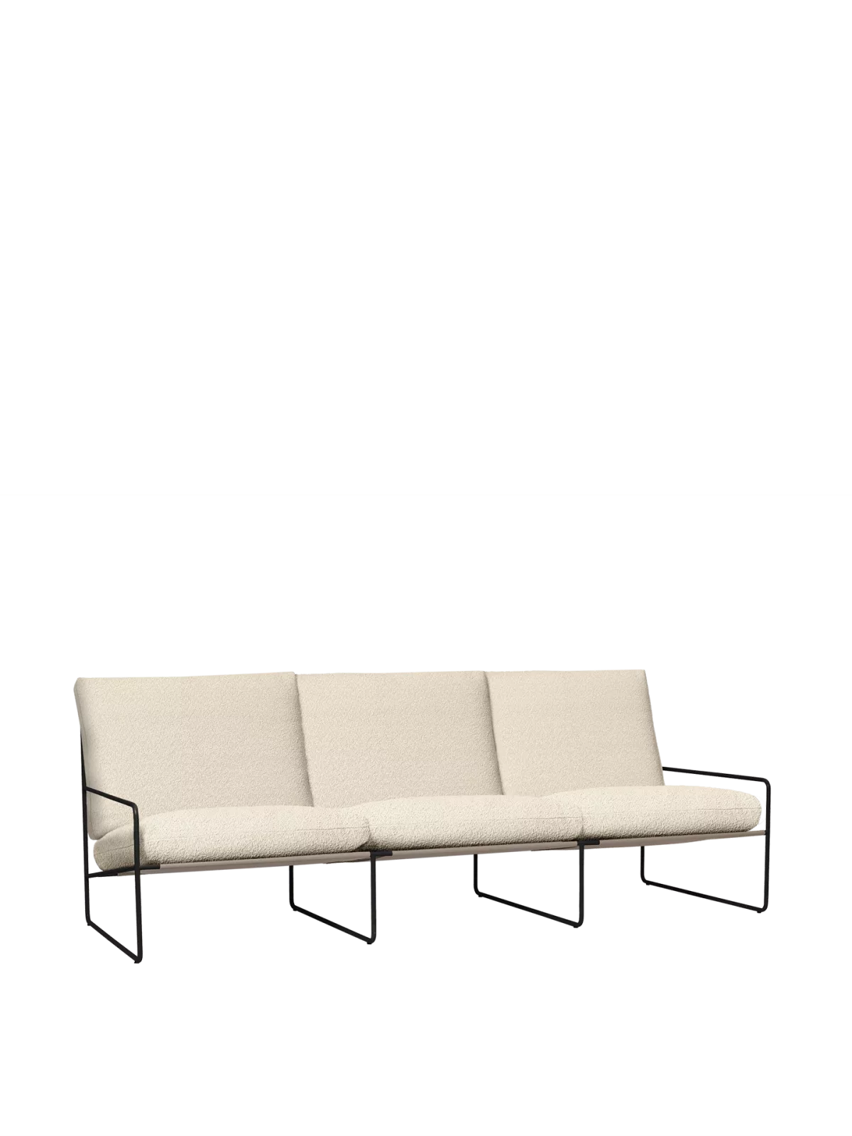 Ferm Living Canapé 3 places Desert Pure Bouclé