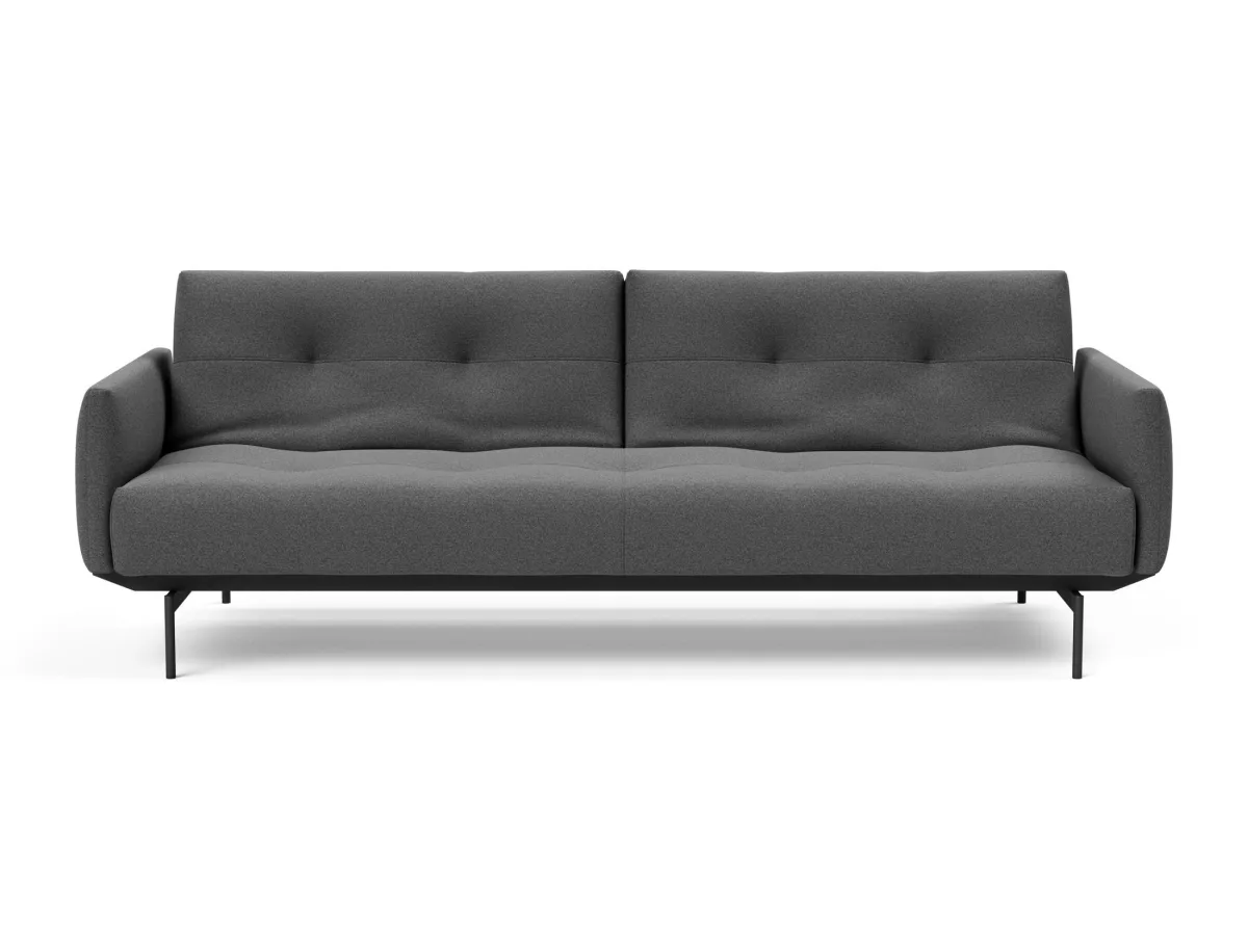Innovation Living ILB 201 Canapé-lit avec accoudoirs – Innovation852MahogaSealGrey