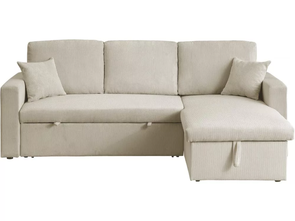 Canapé d'angle convertible velours côtelé 3 places réversible – Dimensions