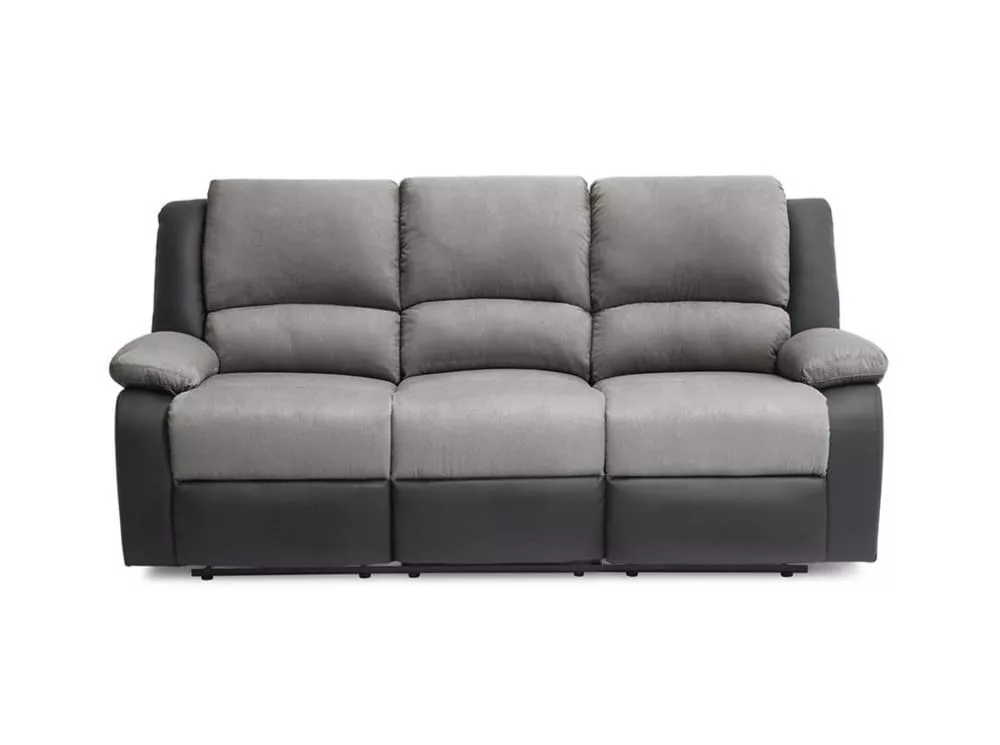 Relaxxo – Canapé Relaxation 3 places Microfibre et Simili leo