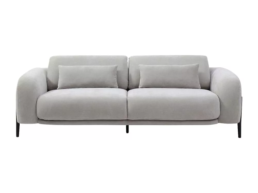 Canapé 3 places avec dossier relevable en tissu ARAVIO
