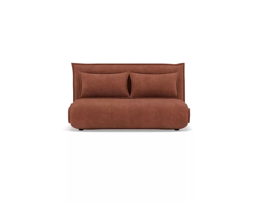 Candice – banquette 2 places convertible clic-clac en velours côtelé