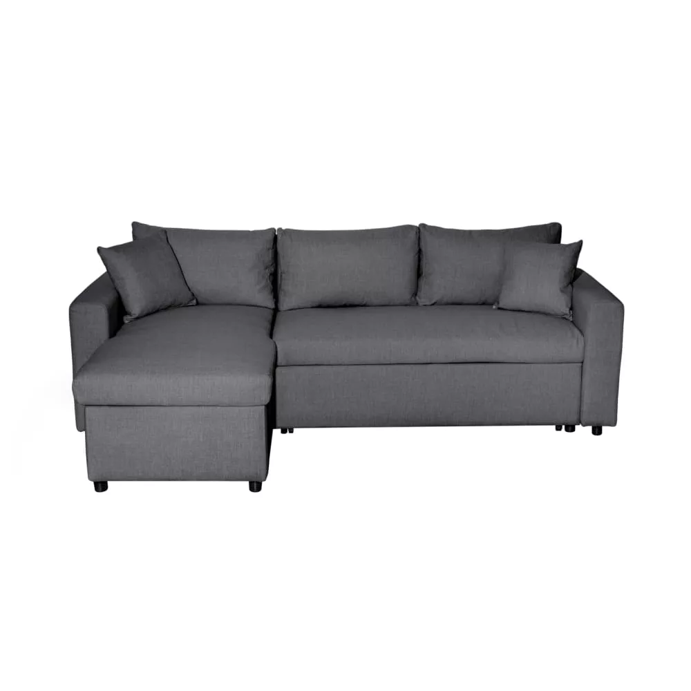 Canapé d'angle réversible convertible en tissu – massimo