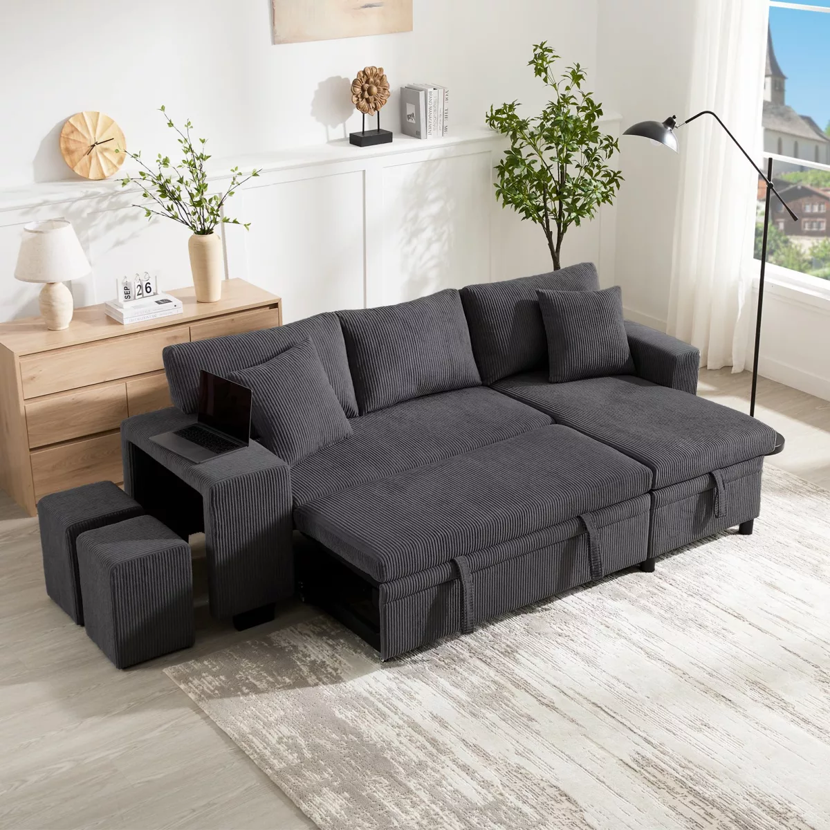 Canapé-lit pliant avec fonction couchage