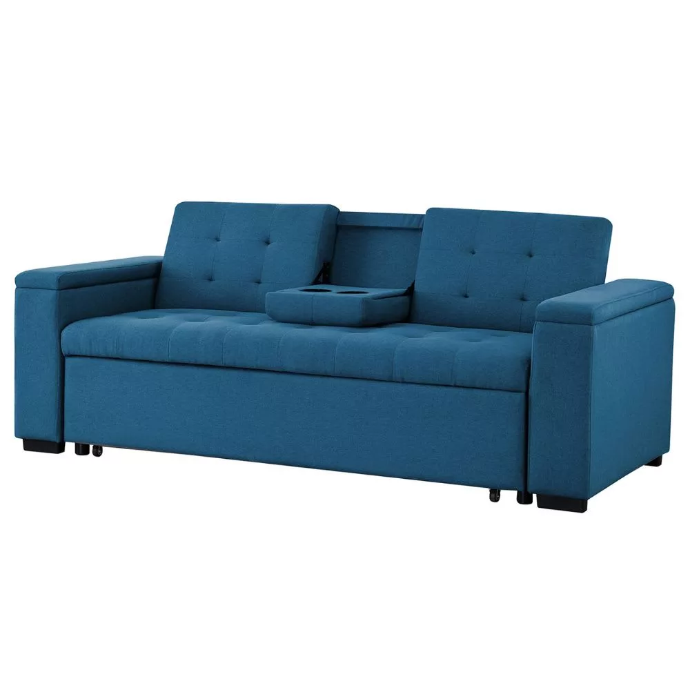 Canapé convertible relax 3 places tissu noho