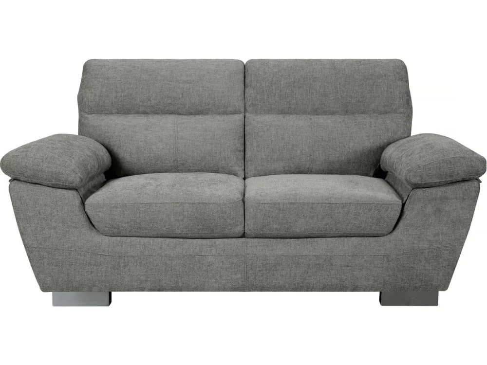 Canapé fixe en tissu chenille 2 places – Dimensions