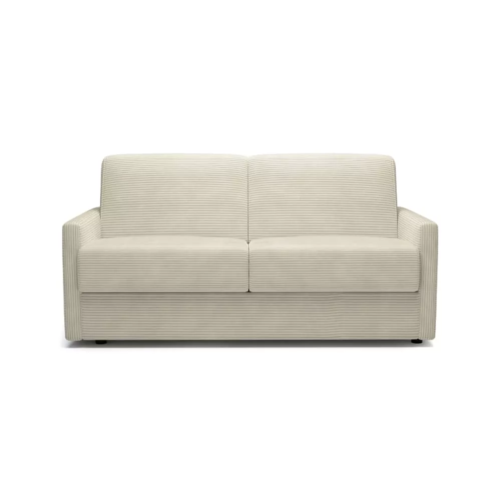 Canapé lit 3 places en velours côtelé Matelas 20cm – GIULIA