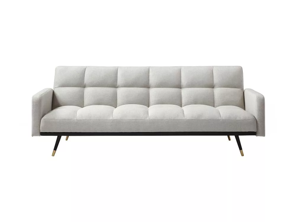 Canapé 3 places convertible en tissu rorema