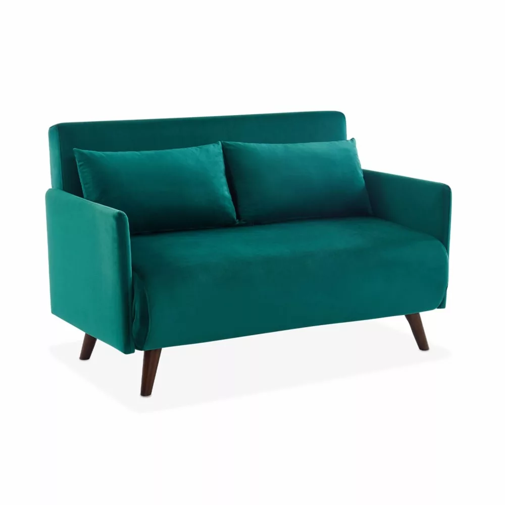 Canapé convertible velours 2 places scandinave – Panam