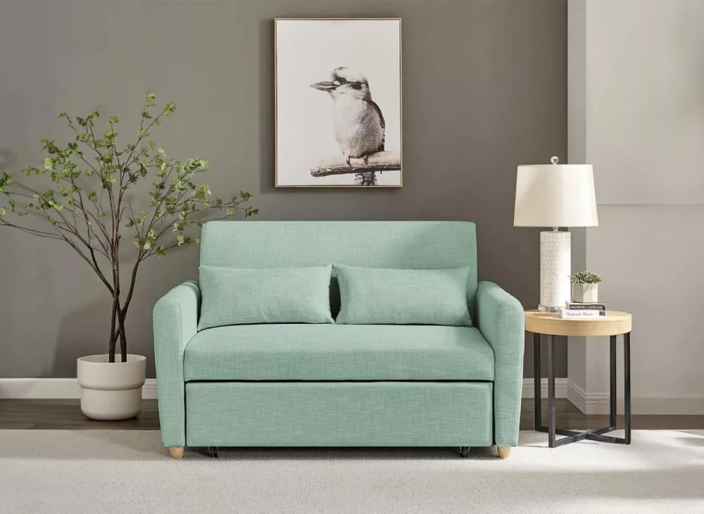 Canapé convertible scandinave en tissu d'eau kalaya