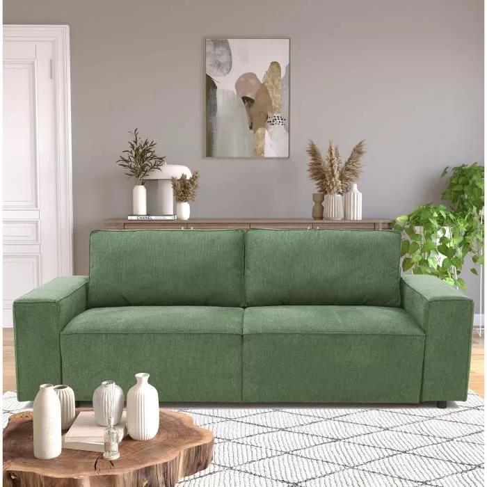 Canapé convertible 3 places JOSH – Tissu Loft