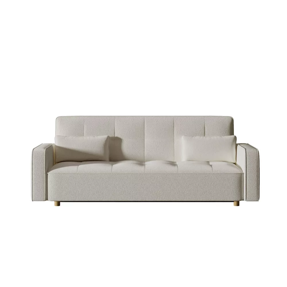 Copenhague – Canapé convertible 3 places en tissu bouclette