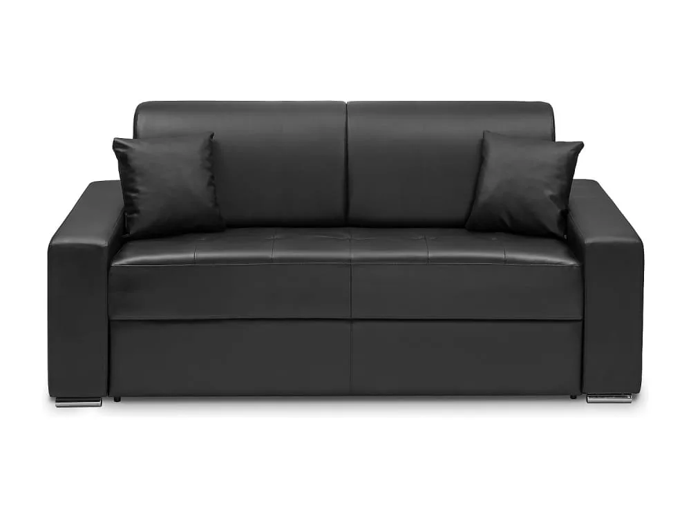 Canapé 3 places convertible express en simili emir – Couchage à lattes larges 140 cm