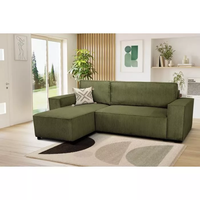 Canapé d'angle convertible réversible – 4 places