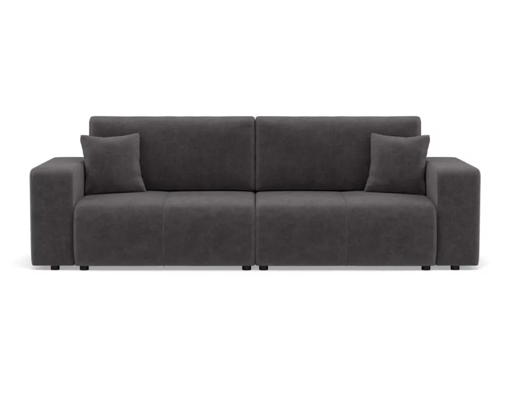 Nicole – canapé 4 places convertible avec coffre en tissu