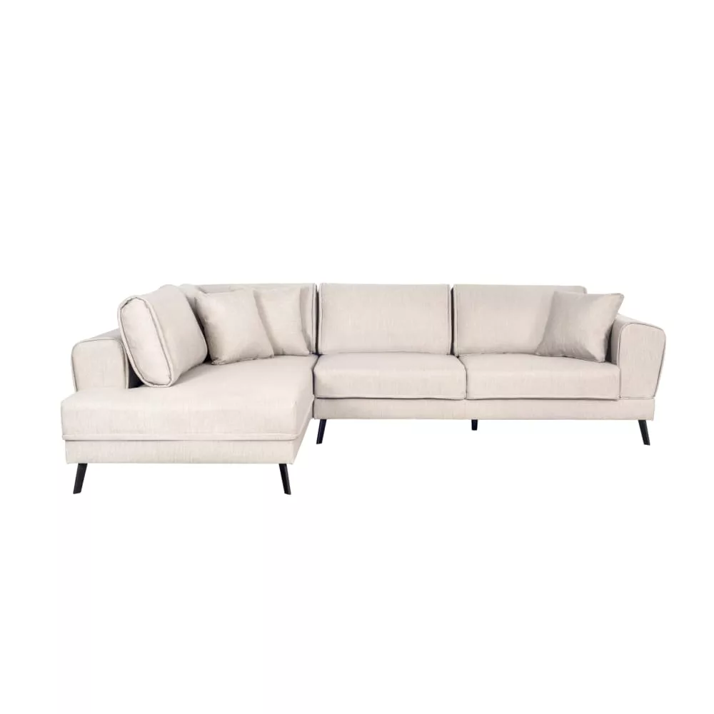 Canapé d'angle convertible 2 coffres en tissu – angle