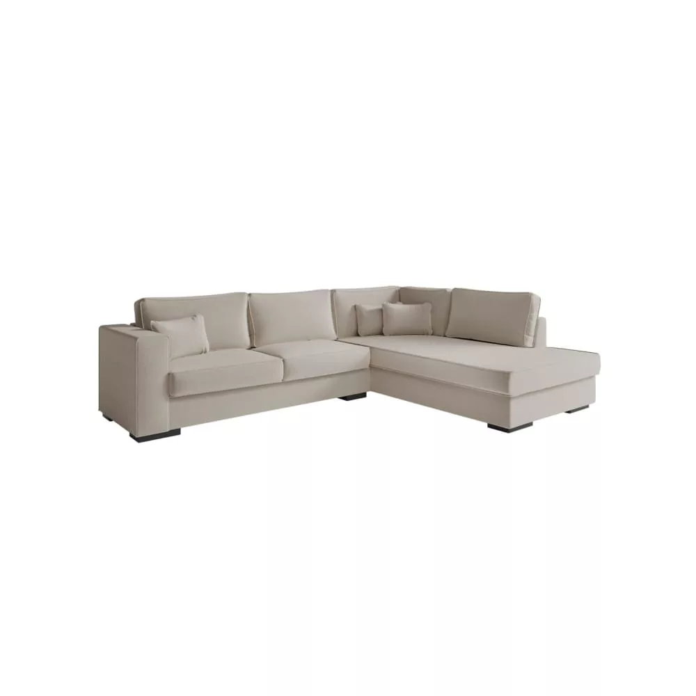 Canapé d'angle xxl 6 places en tissu – angle