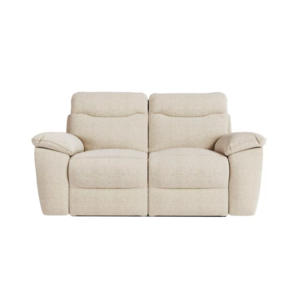 Canapé relax manuel 3 et 2 places et fauteuil, tissu texturé