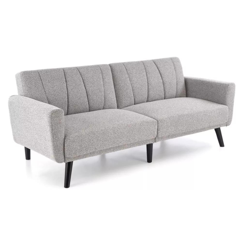 Canapé convertible 3 places en tissu polyester