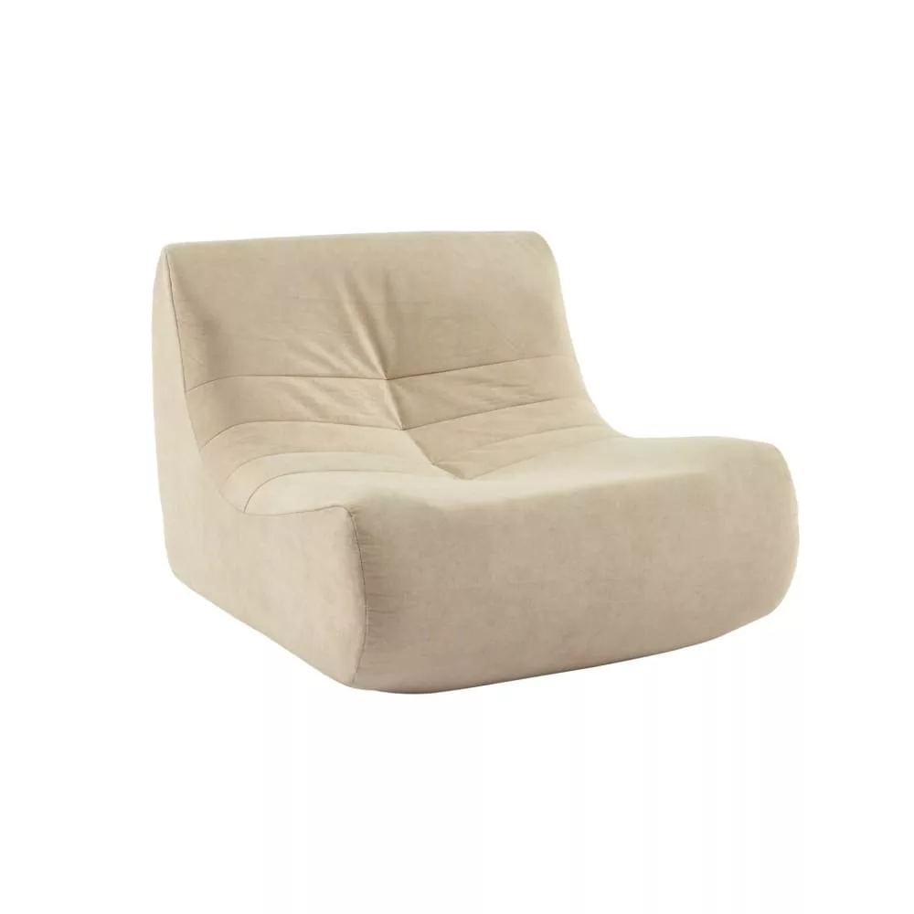 Chauffeuse velours 1 place