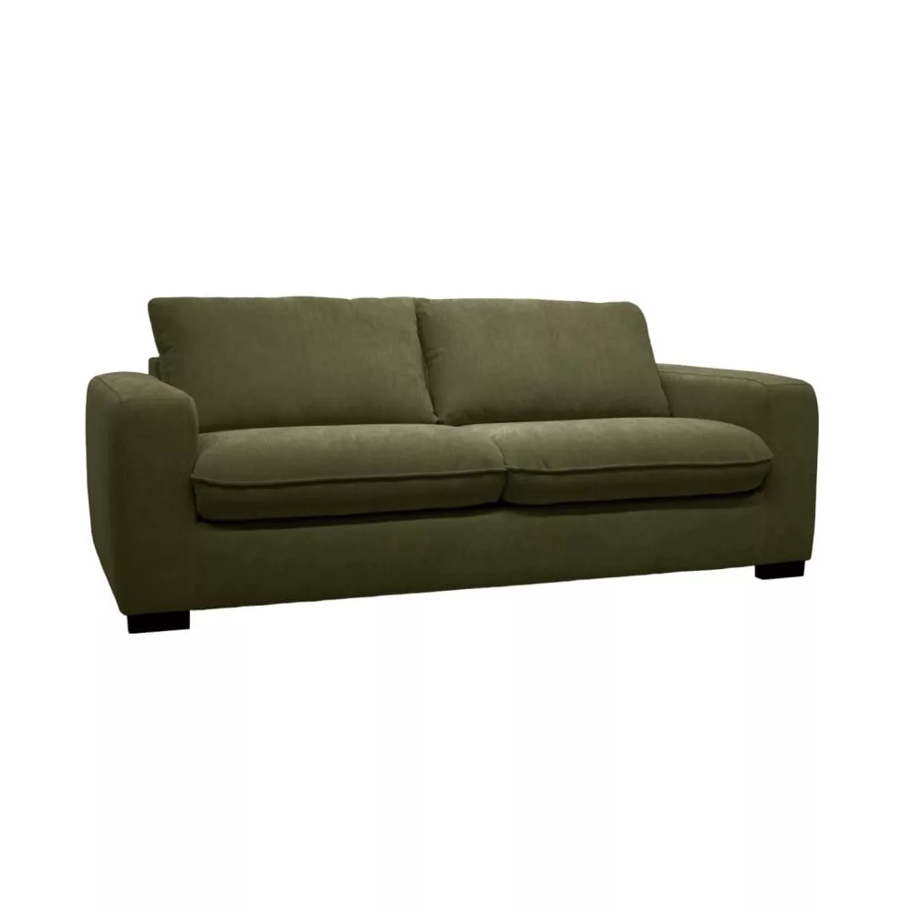 Canapé lit 3 places tissu chenille matelas 10cm