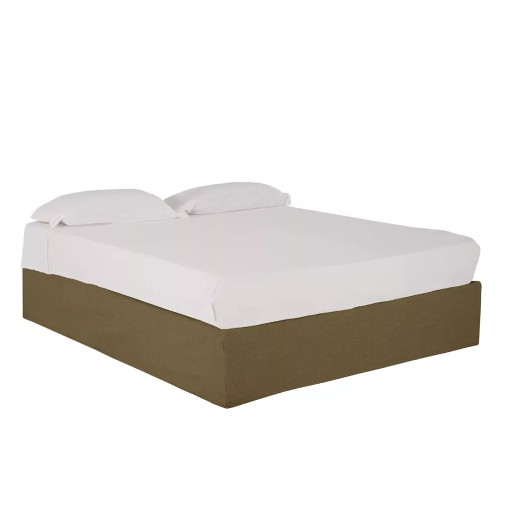 Canapé en lin déhoussable pour les matelas