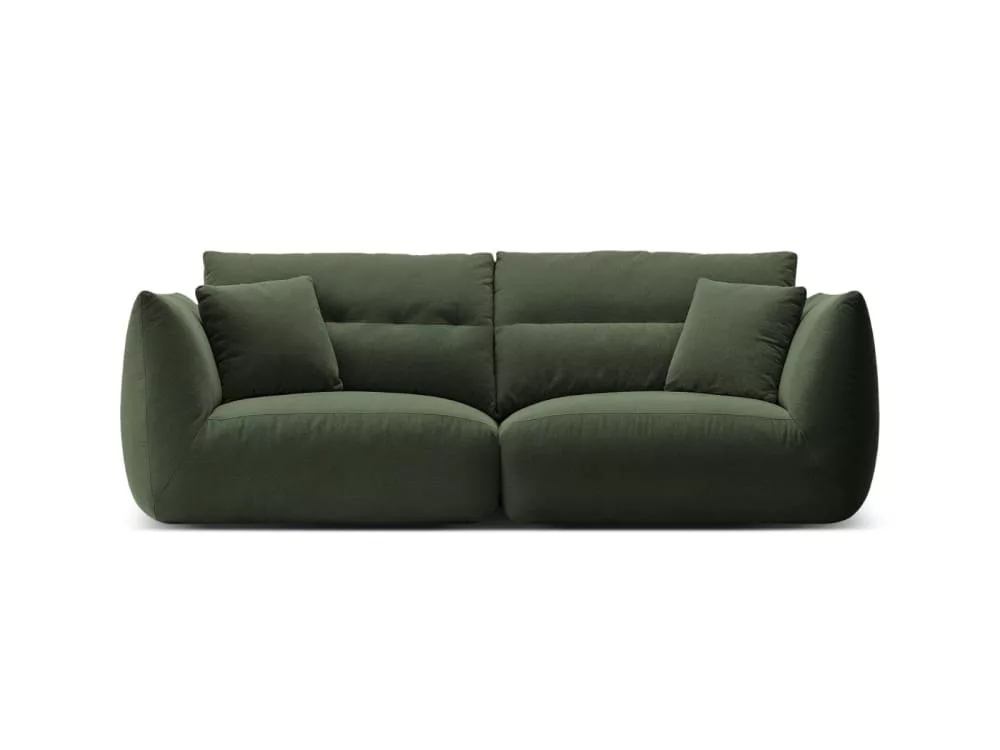 Canapé modulable 3 places en chenille mousse